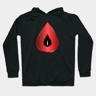 Shakti Yoga Teardrop Meditation Candle - Red Hoodie